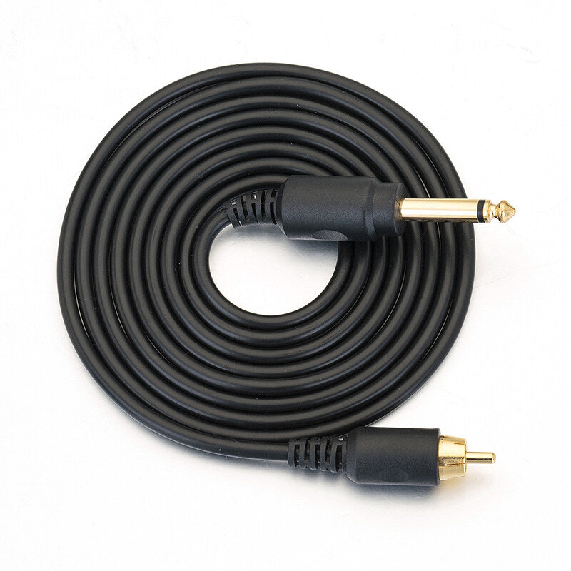 Premium Rca cord 2m Black straight