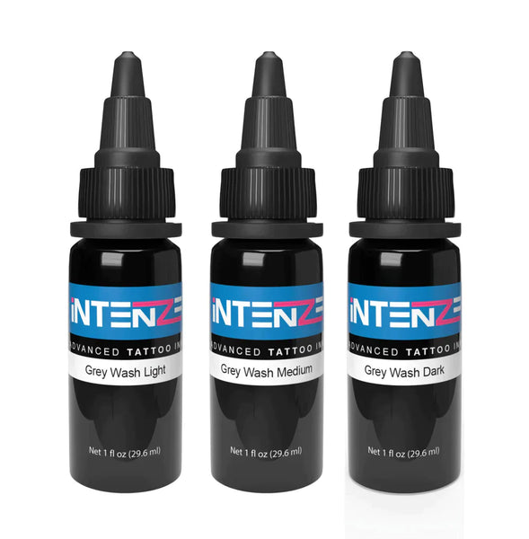 Intenze Grey Wash Tattoo Ink Kit – inkworld.jp