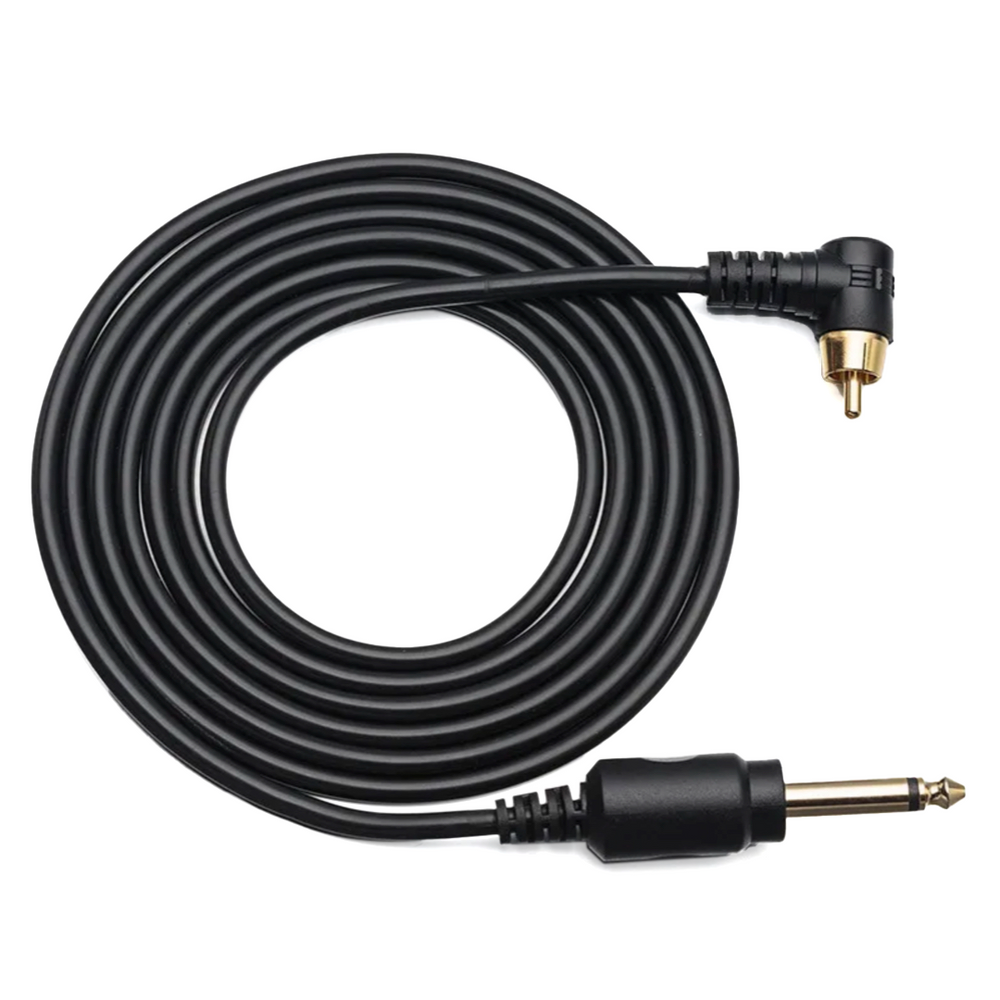 Premium Rca cord 2m Black L字型